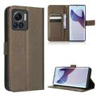 For Motorola Moto X30 Pro 5G / Edge 30 Ultra Diamond Texture Leather Phone Case(Brown) - 1