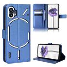 For Nothing Phone 1 Diamond Texture Leather Phone Case(Blue) - 1