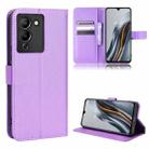 For Infinix Note 12 G96 Diamond Texture Leather Phone Case(Purple) - 1