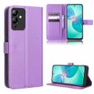 For Infinix Note 12i Diamond Texture Leather Phone Case(Purple) - 1