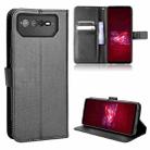 For ASUS ROG Phone 6 / 6 Pro Diamond Texture Leather Phone Case(Black) - 1