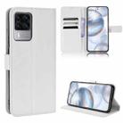 For Cubot X50 Diamond Texture Leather Phone Case(White) - 1