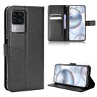 For Cubot X50 Diamond Texture Leather Phone Case(Black) - 1