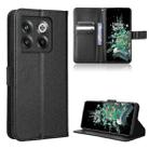 For OnePlus 10T 5G / Ace Pro 5G Diamond Texture Leather Phone Case(Black) - 1