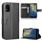 For ZTE Avid 589 Z5158 Diamond Texture Leather Phone Case(Black) - 1