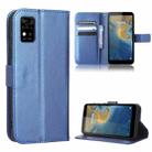 For ZTE Avid 589 Z5158 Diamond Texture Leather Phone Case(Blue) - 1