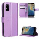 For ZTE Avid 589 Z5158 Diamond Texture Leather Phone Case(Purple) - 1