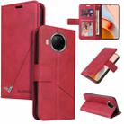 For Xiaomi Mi 10T Lite 5G GQUTROBE Right Angle Leather Phone Case(Red) - 1