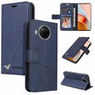 For Xiaomi Mi 10T Lite 5G GQUTROBE Right Angle Leather Phone Case(Blue) - 1