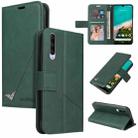 For Xiaomi Mi A3 GQUTROBE Right Angle Leather Phone Case(Green) - 1