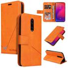 For Xiaomi Redmi K20 GQUTROBE Right Angle Leather Phone Case(Orange) - 1