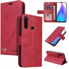 For Xiaomi Redmi Note 8T GQUTROBE Right Angle Leather Phone Case(Red) - 1