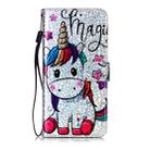 For Huawei P40 Lite Glitter Pattern Horizontal Flip Leather Case with Holder & Card slot & Wallet & Lanyard(Star Unicorn) - 1