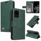 For Huawei P40 Pro GQUTROBE Right Angle Leather Phone Case(Green) - 1