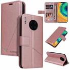 For Huawei Mate 30 Pro GQUTROBE Right Angle Leather Phone Case(Rose Gold) - 1