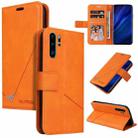 For Huawei P30 Pro GQUTROBE Right Angle Leather Phone Case(Orange) - 1