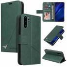 For Huawei P30 Pro GQUTROBE Right Angle Leather Phone Case(Green) - 1
