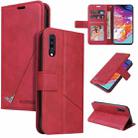 For Huawei P20 Pro GQUTROBE Right Angle Leather Phone Case(Red) - 1