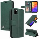 For Huawei Y5p / Honor 9S GQUTROBE Right Angle Leather Phone Case(Green) - 1