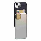 For iPhone 14 GOOSPERY SKY SLIDE BUMPER Sliding Card Slot Phone Case (Gold) - 1