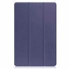 For Xiaomi Pad 5 / 5 Pro Solid Color Custer Texture Leather Tablet Case(Blue) - 2