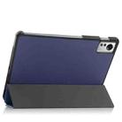 For Xiaomi Pad 5 / 5 Pro Solid Color Custer Texture Leather Tablet Case(Blue) - 6