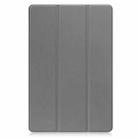 For Xiaomi Pad 5 / 5 Pro Solid Color Custer Texture Leather Tablet Case(Gray) - 2