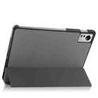 For Xiaomi Pad 5 / 5 Pro Solid Color Custer Texture Leather Tablet Case(Gray) - 6