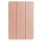 For Xiaomi Pad 5 / 5 Pro Solid Color Custer Texture Leather Tablet Case(Rose Gold) - 2