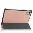 For Xiaomi Pad 5 / 5 Pro Solid Color Custer Texture Leather Tablet Case(Rose Gold) - 6