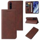 For Xiaomi Mi 9 Pro Magnetic Closure Leather Phone Case(Brown) - 1