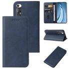 For Xiaomi Mi 10S Magnetic Closure Leather Phone Case(Blue) - 1