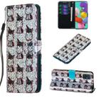 For Galaxy A51 Glitter Pattern Leather Case With Left And Right With Bracket & Card slot & Wallet & Lanyard(Little Unicorn) - 1