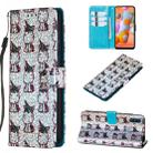 For Galaxy M11 Glitter Pattern Leather Case With Left And Right With Bracket & Card slot & Wallet & Lanyard(Little Unicorn) - 1