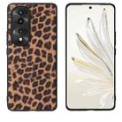 For Honor 70 Pro Leather Back Phone Case(Leopard Print) - 1