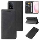 For OPPO A93s 5G Magnetic Closure Leather Phone Case(Black) - 1