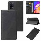 For OPPO A94 Magnetic Closure Leather Phone Case(Black) - 1