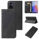 For OPPO F21 Pro 5G Magnetic Closure Leather Phone Case(Black) - 1