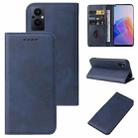 For OPPO F21 Pro 5G Magnetic Closure Leather Phone Case(Blue) - 1