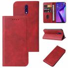 For OPPO K3 Magnetic Closure Leather Phone Case(Red) - 1