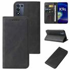 For OPPO K9s Magnetic Closure Leather Phone Case(Black) - 1