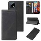 For Realme Narzo Magnetic Closure Leather Phone Case(Black) - 1