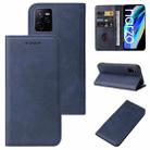 For Realme Narzo 50A Prime Magnetic Closure Leather Phone Case(Blue) - 1