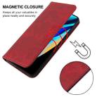 For Realme Narzo 50A Prime Magnetic Closure Leather Phone Case(Red) - 5