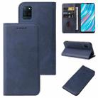 For Realme V11 5G Magnetic Closure Leather Phone Case(Blue) - 1