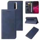 For Realme X2 Pro Magnetic Closure Leather Phone Case(Blue) - 1