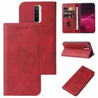 For Realme X2 Pro Magnetic Closure Leather Phone Case(Red) - 1