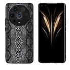 For Honor Magic4 Ultimate Leather Back Phone Case(Snakeskin Print) - 1