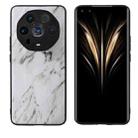 For Honor Magic4 Ultimate Leather Back Phone Case(Marble) - 1