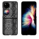 For Huawei P50 Pocket Leather Back Phone Case(Snakeskin Print) - 1